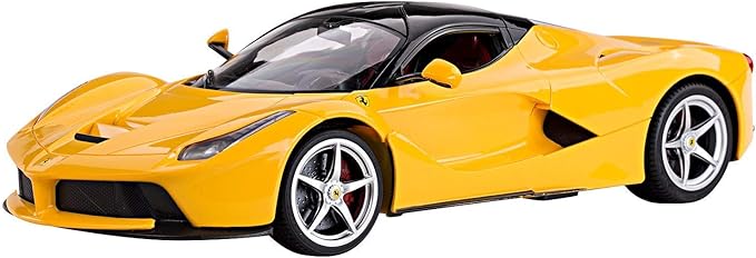 1/14 Scale Ferrari La Ferrari LaFerrari Radio Remote Control Model Car R/C RTR Open Doors (Yellow) by FMTStore