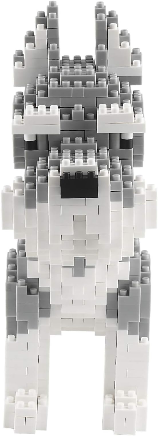 Larcele Dog Micro Building Blocks Pet Mini Building Toy Bricks880 Pieces KLJM-02 (Schnauzer)