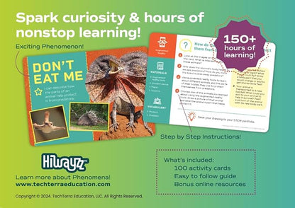 STEM Activity Cards Ages 5+ | 100 Cards for Classroom Activities | Over 150 Hours of Hands-On Science Exploration | Teacher Must-Haves