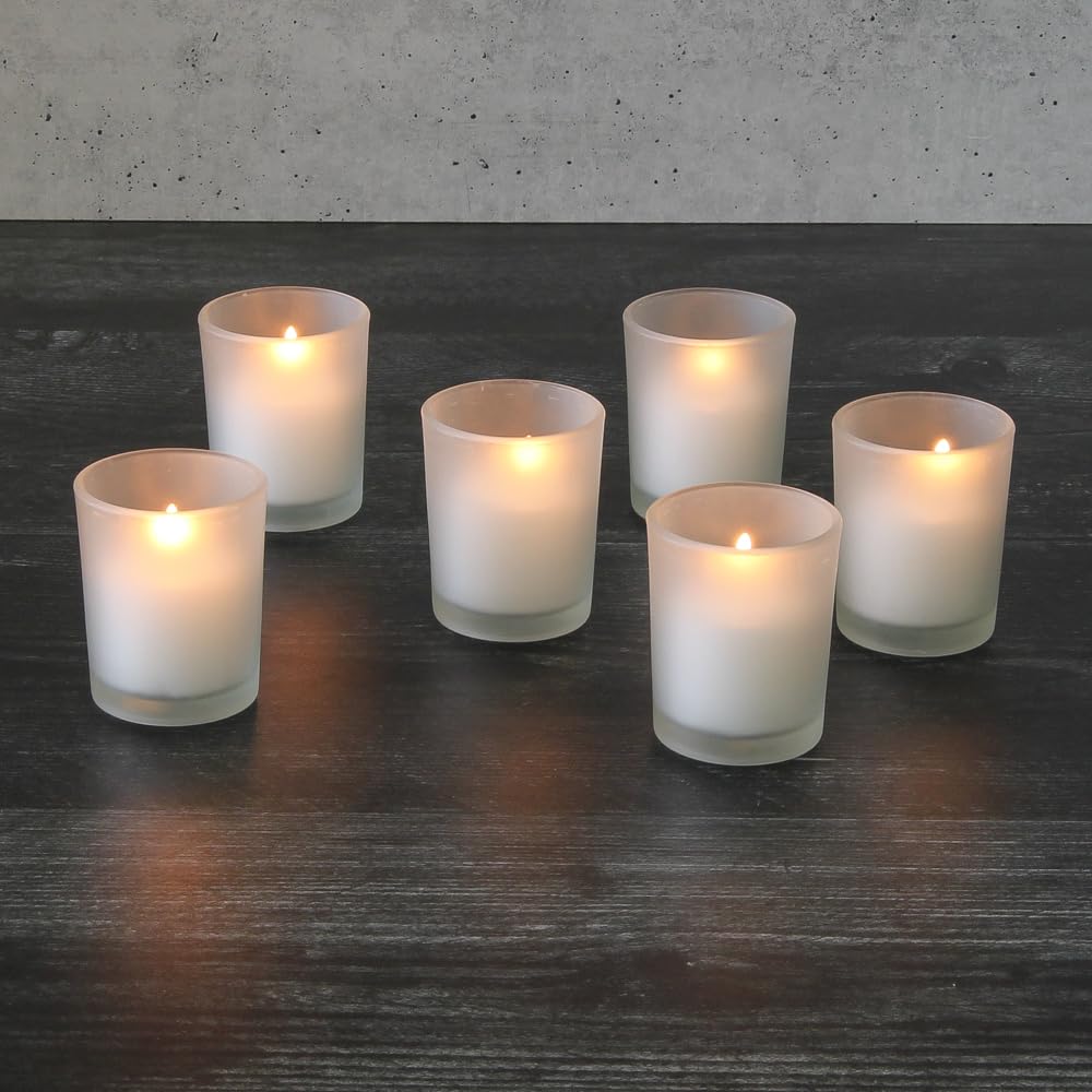 Set of 288 Premium Frosted Eastland Glass Votive Holders
