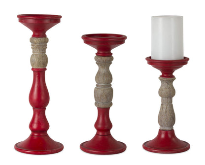 Melrose 80858 Candle Holder, Set of 3, Resin