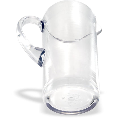 Carlisle FoodService Products Mingle Pitcher, Glass Look Container for Serving Drinks, 74 Oz, 4 Count, Clear