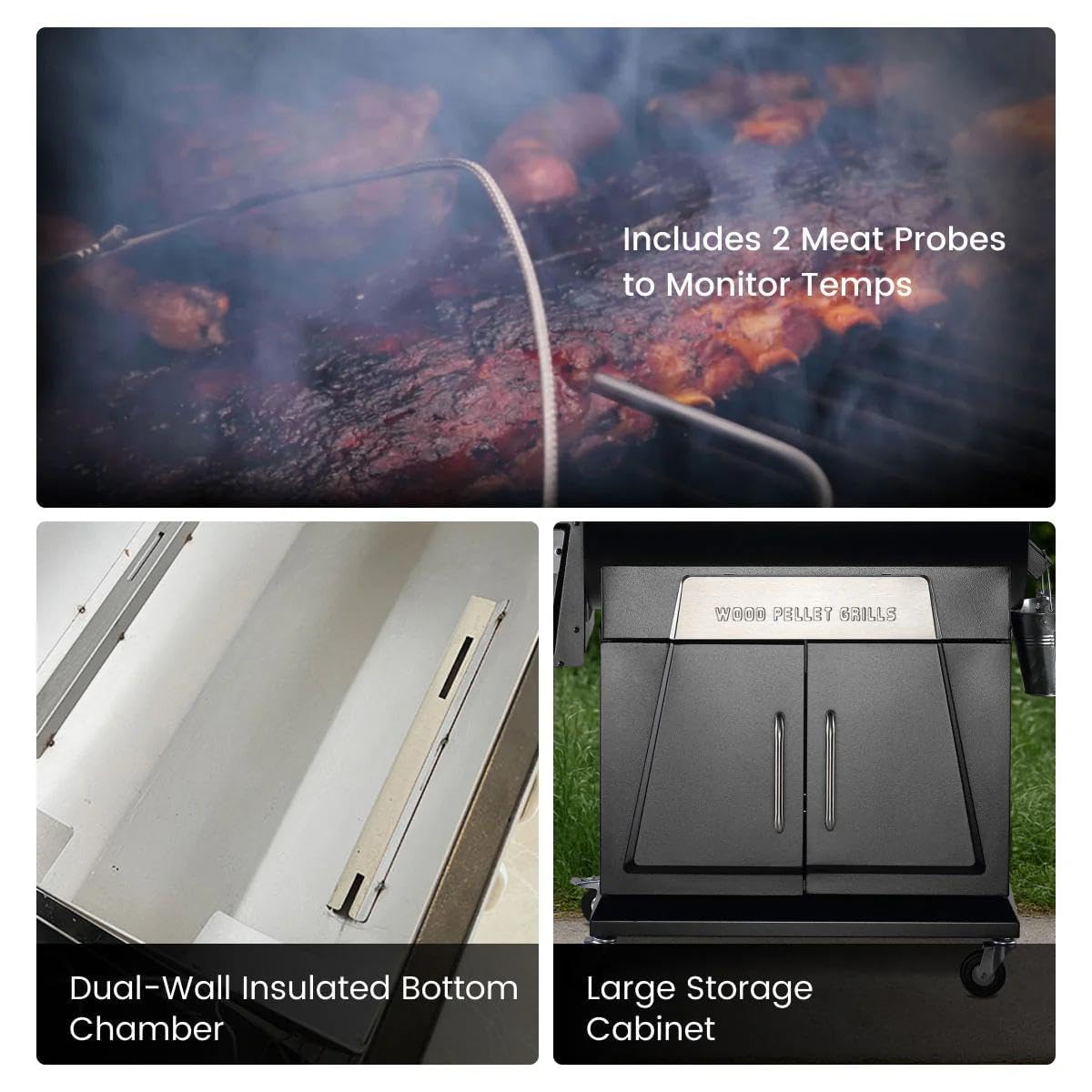 Z GRILLS 2026 Electric Pellet Smoker & Grill, 700 sq. in Cooking Space, PID 3.0 Precision Control, Dual Meat Probes, 28-Hour Hopper, Dual-Wall Insulated Base, 8-in-1 BBQ with Cover
