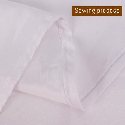 10 Pack White Round Tablecloths, 120 Inch Stain Resistant and Wrinkle Polyester Fabric Washable Table Clothes Cover for Kitchen Dining, Wedding, Reception Banquet, Birthday Party, Buffet Restaurant