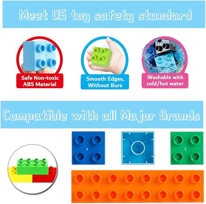 Building Blocks for Toddlers 2-5 171 Pieces Blocks Car Set for Kids Classic Large Building Bricks Compatible with All Major Brands Educational Toys for All Ages