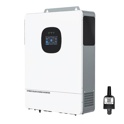 10000W 48V All-in-One Solar Hybrid Inverter UL, 20KW Peak Pure Sine Wave, 48V DC 120V/240V Single&Split-Phase, Dual MPPT, 6 Parallel, Battery-Free UPS WiFi, Lead-Acid/Lithium, Off-Grid Home & RVs