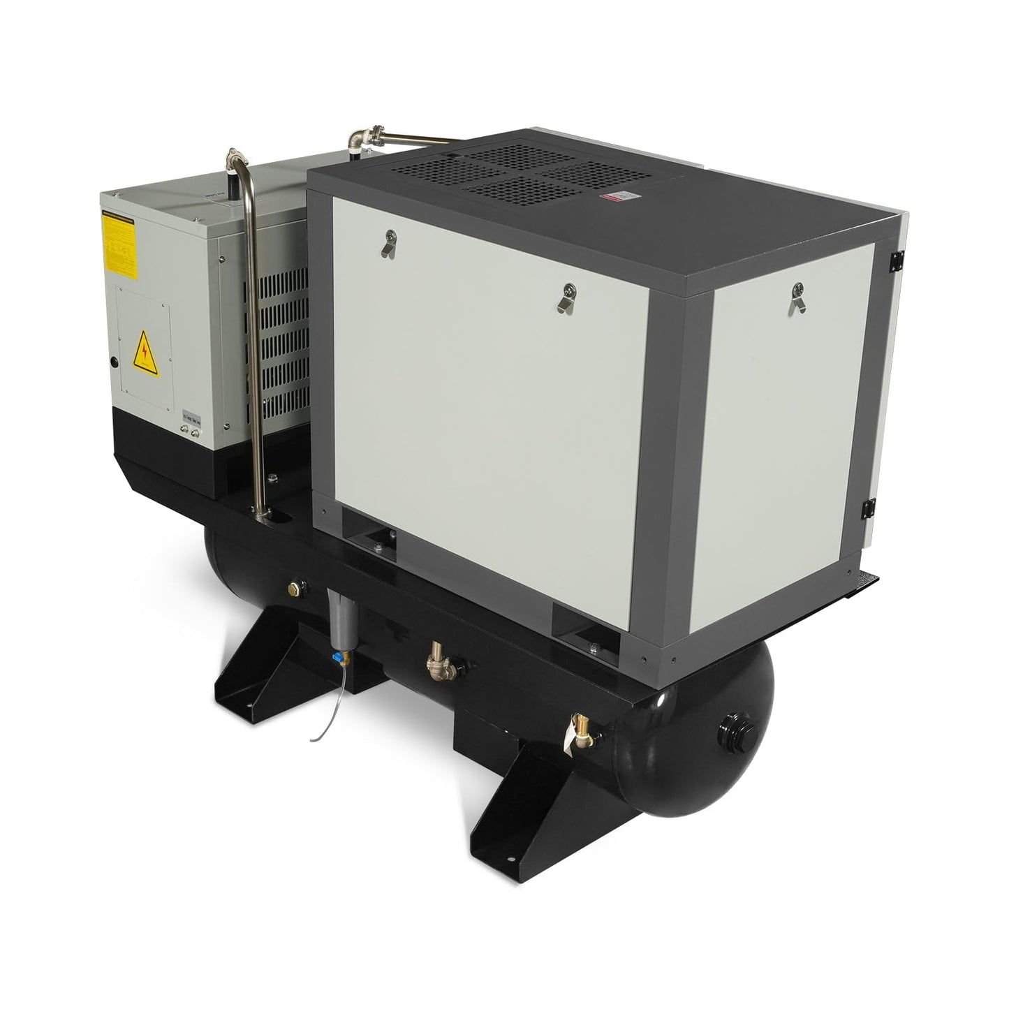 MechMaxx 10HP Combined Rotary Screw Air Compressor with Dryer & 66-Gal ASME Tank | 32 CFM, 116 PSI, 460V 3-Phase – Industrial Grade, ML1046