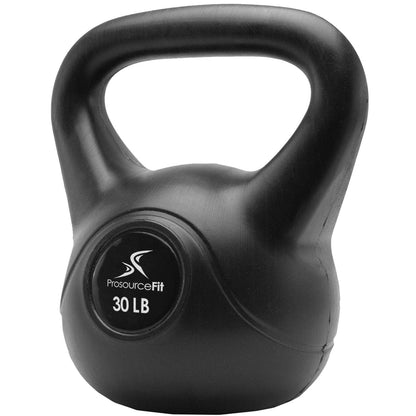 ProsourceFit Vinyl Plastic Kettlebell from 10, 15, 20, 25, 30 and 35 lbs