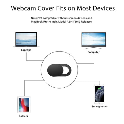 Laptop Camera Cover Slide, 12 Pack Webcam Cover, Phone Camera Cover, Ultra-Thin Computer Slide - Fits Most Laptop, Desktop, PC, Tablet, Smartphone to Protect Your Privacy and Security