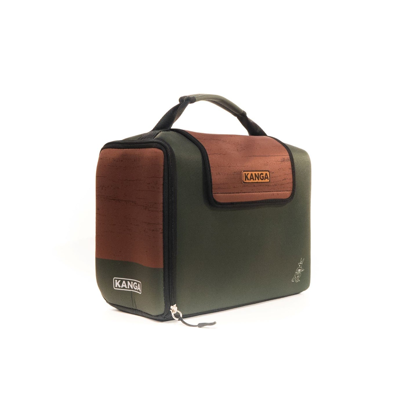 Kanga Insulated Cooler Bag - Soft Cooler Bag - 30 Can Beer and Seltzer Drink Cooler - Insulated and Durability Tested - Kanga Kase Mate Cooler - Woody