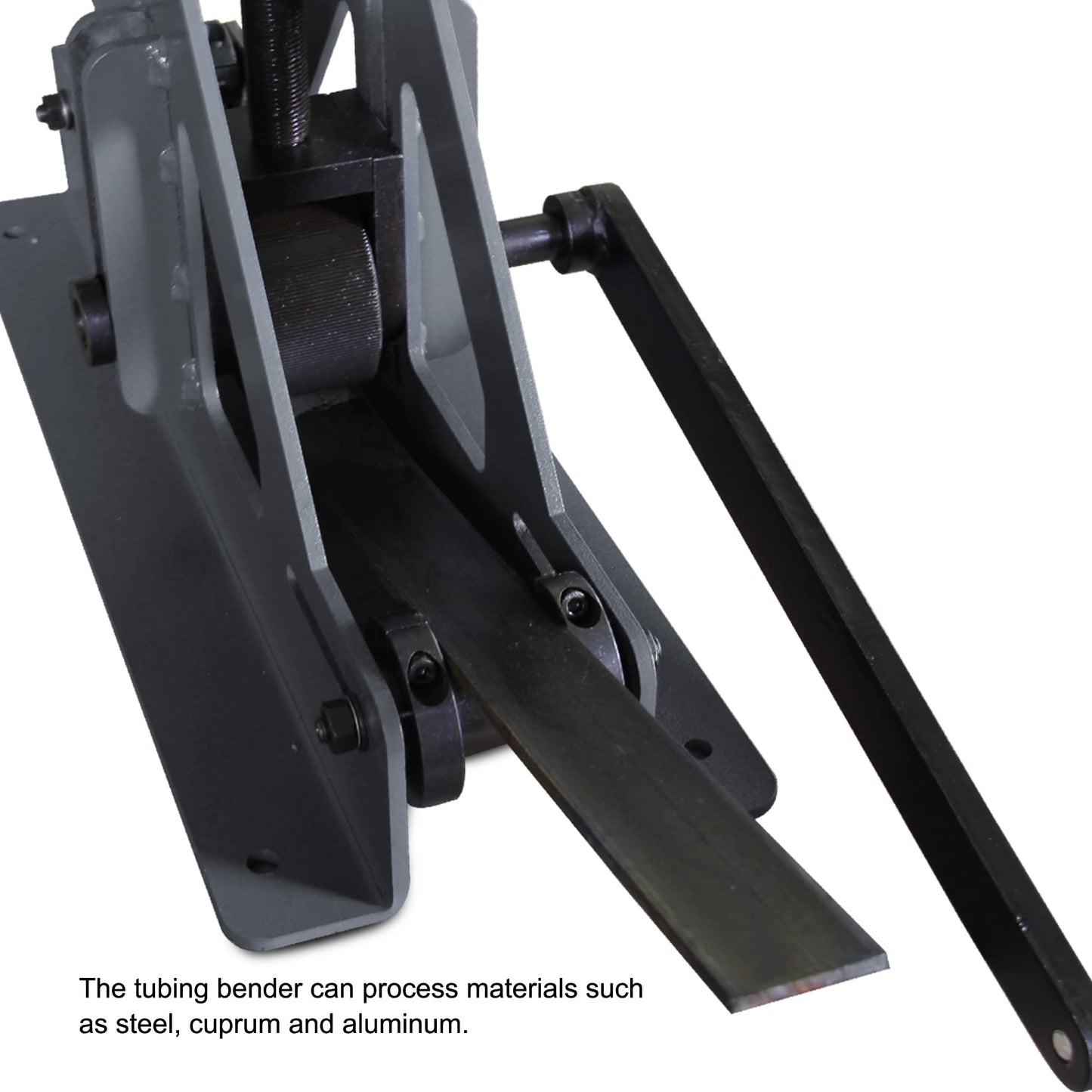 KAKA INDUSTRIAL Tube Roller, Manual Square and Rectangular Tube Bender for 1-1/2"x 14 Gauge Square Tubes, Mild Steel/Copper/Aluminum Bending, Multi - Pass Operation for Curves and Circles TR - 40