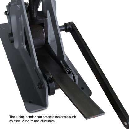 KAKA INDUSTRIAL Tube Roller, Manual Square and Rectangular Tube Bender for 1-1/2"x 14 Gauge Square Tubes, Mild Steel/Copper/Aluminum Bending, Multi - Pass Operation for Curves and Circles TR - 40