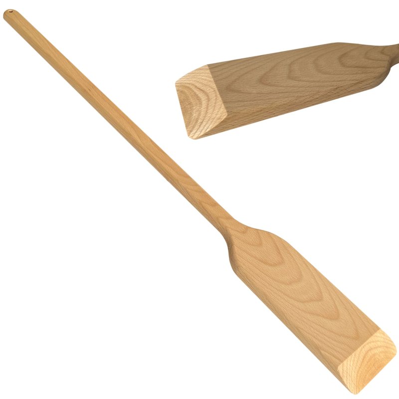 Giant Wooden Mixing Paddle 36-in Beech Heavy Duty - Made in Ukraine - Stirring Spatula for Brewing Handle Long Stir for Cooking Cajun Crawfish Boil Grill Mixing Camping in Big Stock Pots Brewing Beer