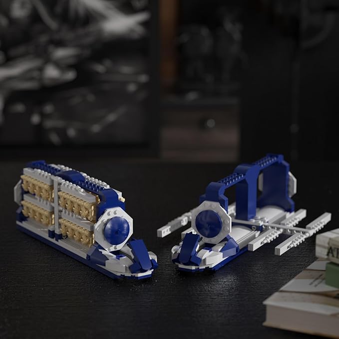 Droid Army Compatible with Lego Platoon Attack Craft Building Set with 33 Battle Droids &amp 1 Pilot Droid Battle Pack Toy Gift for Star Fans Boys Kids Ages 6+ (Upgrade Version)