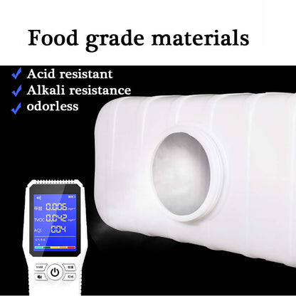 SXKJDM Large Plastic Water Storage Tanks Emergency Water Storage 50L/80L/110L/200L Camping & Hiking Water Storage Water Container Multifunctional Water Tank(Size:80L/21gallon)