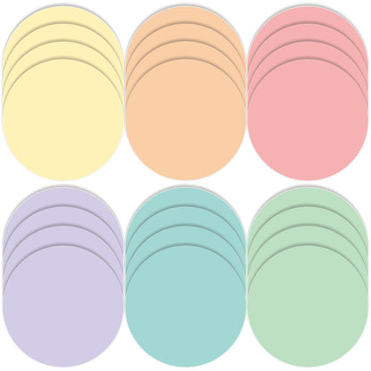 Lincia 36 Pack Colorful Dry Erase Dots Circles Spots for Classroom Table 10.5 Inch Removable Vinyl Desktop Stickers Spots Wall Decals for 100th Day of School Teacher Students Home (Multicolor)