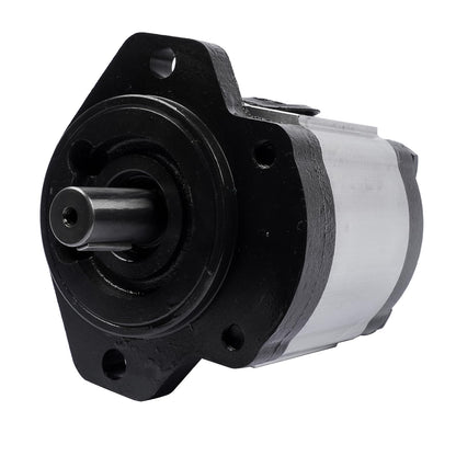 Flynsu Hydraulic Gear Pump 2-9 GPM 3/4" Keyed Shaft CID 0.61 CW Right SAE A-2 Bolts Cast Iron Flange HGP CI34K-A02-061R
