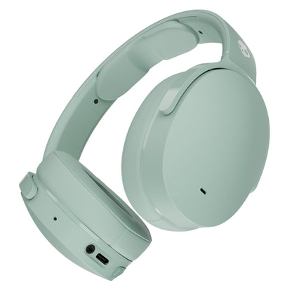 Skullcandy Hesh ANC Wireless Over-Ear Bluetooth Headphones, Active Noise Cancelling, Up to 22 Hrs Battery, Foldable Lightweight Design, Microphone for iPhone Android - Preppy Sage