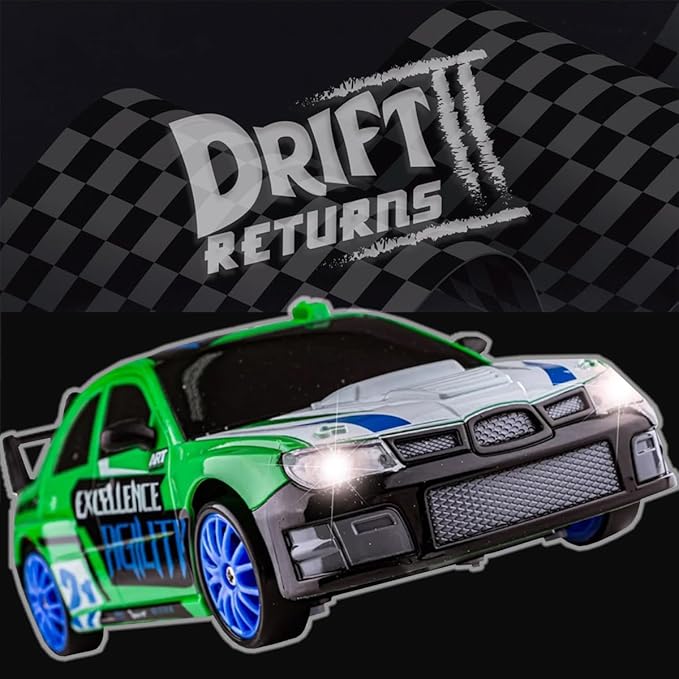 Liberty Imports RC Drift Car 1/24 2.4GHz 4WD Remote Control Sport Racing On-Road Vehicle with LED Light Batteries and Drift Tires (Style 3)