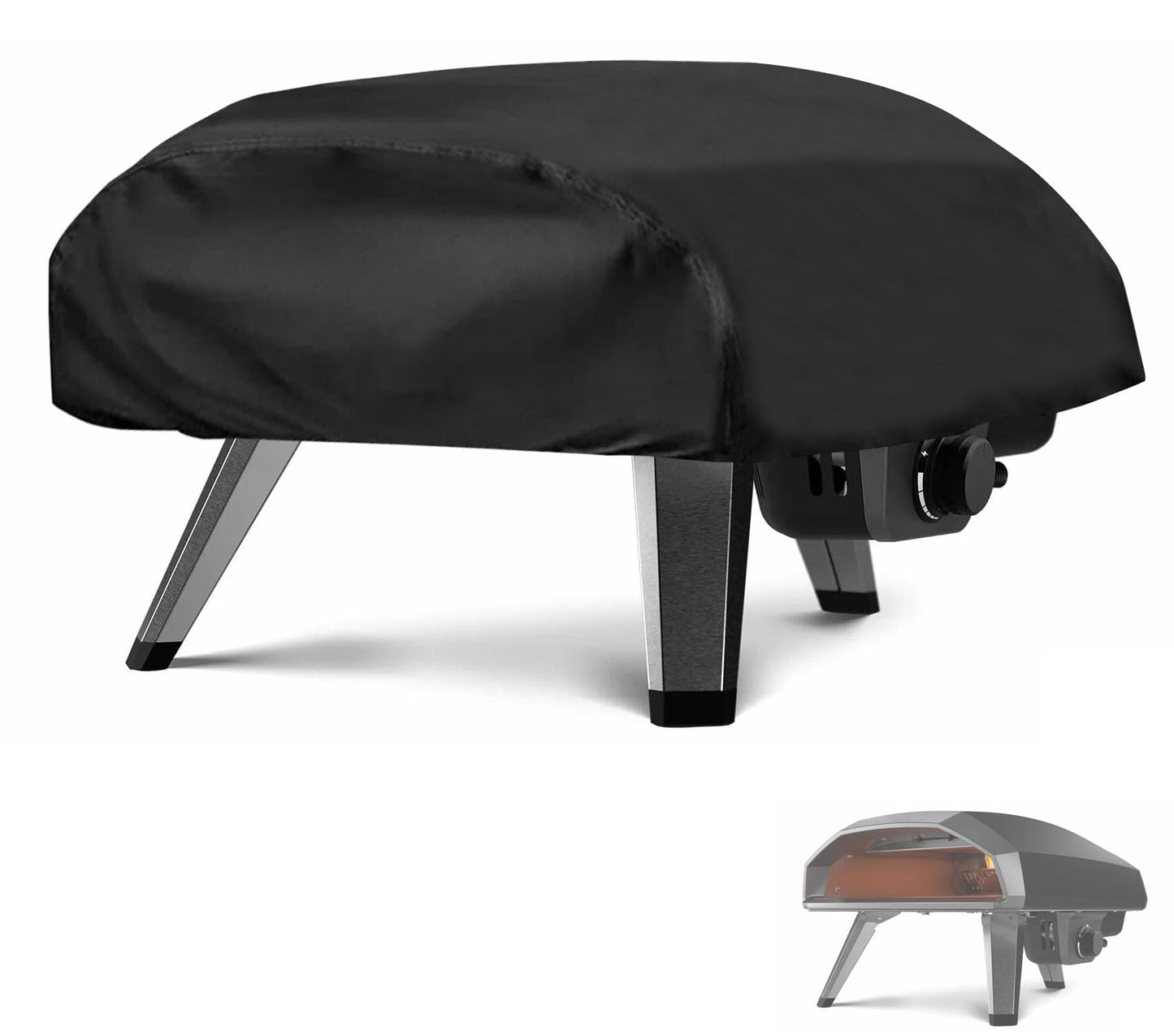 ZJYWSCH Pizza Oven Cover for Ooni Koda 2 Gas Powered Pizza Oven 600D Heavy Duty Portable Pizza Oven Cover Koda 14 inch Outdoor Waterproof Pizza Oven Accessories