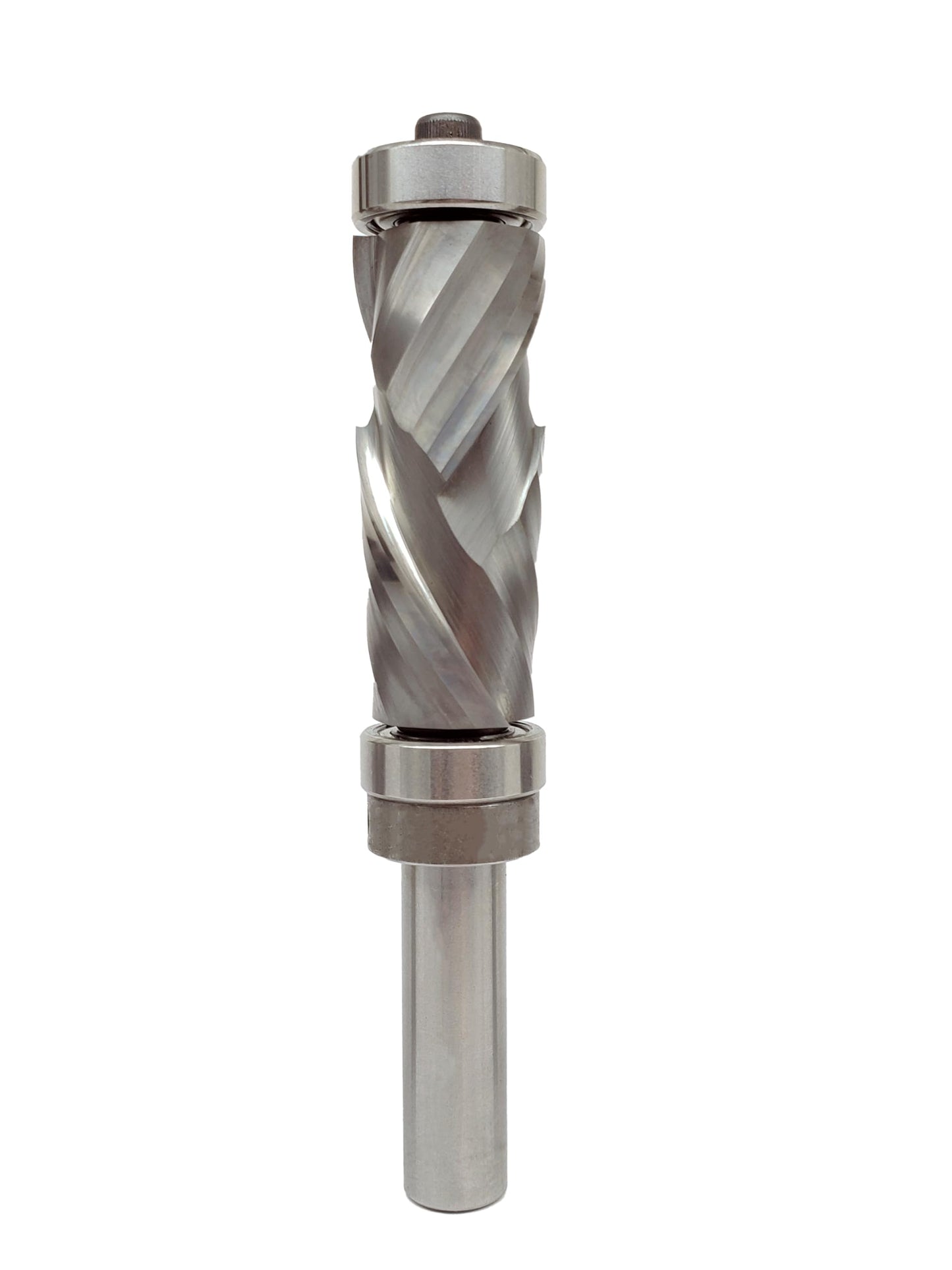 Whiteside UDC9213 Ultra-Long Ultimate 2+2 Compression Router Bit: 7/8 Inch Cutting Diameter, 1/2 Inch Shank, 2-1/8 Inch Cutting Length, Combination Bearing