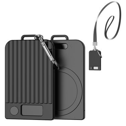 Magnetic Holder for Plaud Note&Plaud Note Pro(2025) with Lanyard&Carabiner,Anti-Scratch Hard Slim PC Portable Protective Case Ai Voice Recorder Accessories