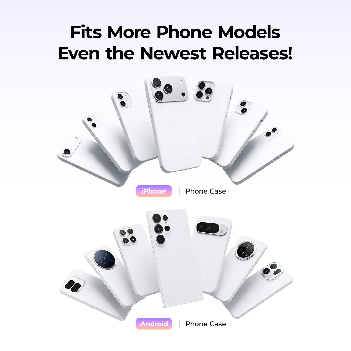 HTVRONT Phone Case Heat Press Machine Compatible with iPhone & Android - Vacuum Heat Press H17 for Phone Cases- Sublimation Press for Custom Phone Case, Badges, Coasters, Includes Film & Fixture