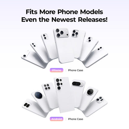 HTVRONT Phone Case Heat Press Machine Compatible with iPhone & Android - Vacuum Heat Press H17 for Phone Cases- Sublimation Press for Custom Phone Case, Badges, Coasters, Includes Film & Fixture