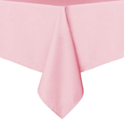 sancua Rectangle Tablecloth - 60 x 84 Inch - Stain and Wrinkle Resistant Washable Polyester Table Cloth, Decorative Fabric Table Cover for Dining Tables, Buffet Parties and Camping, Valentines Pink