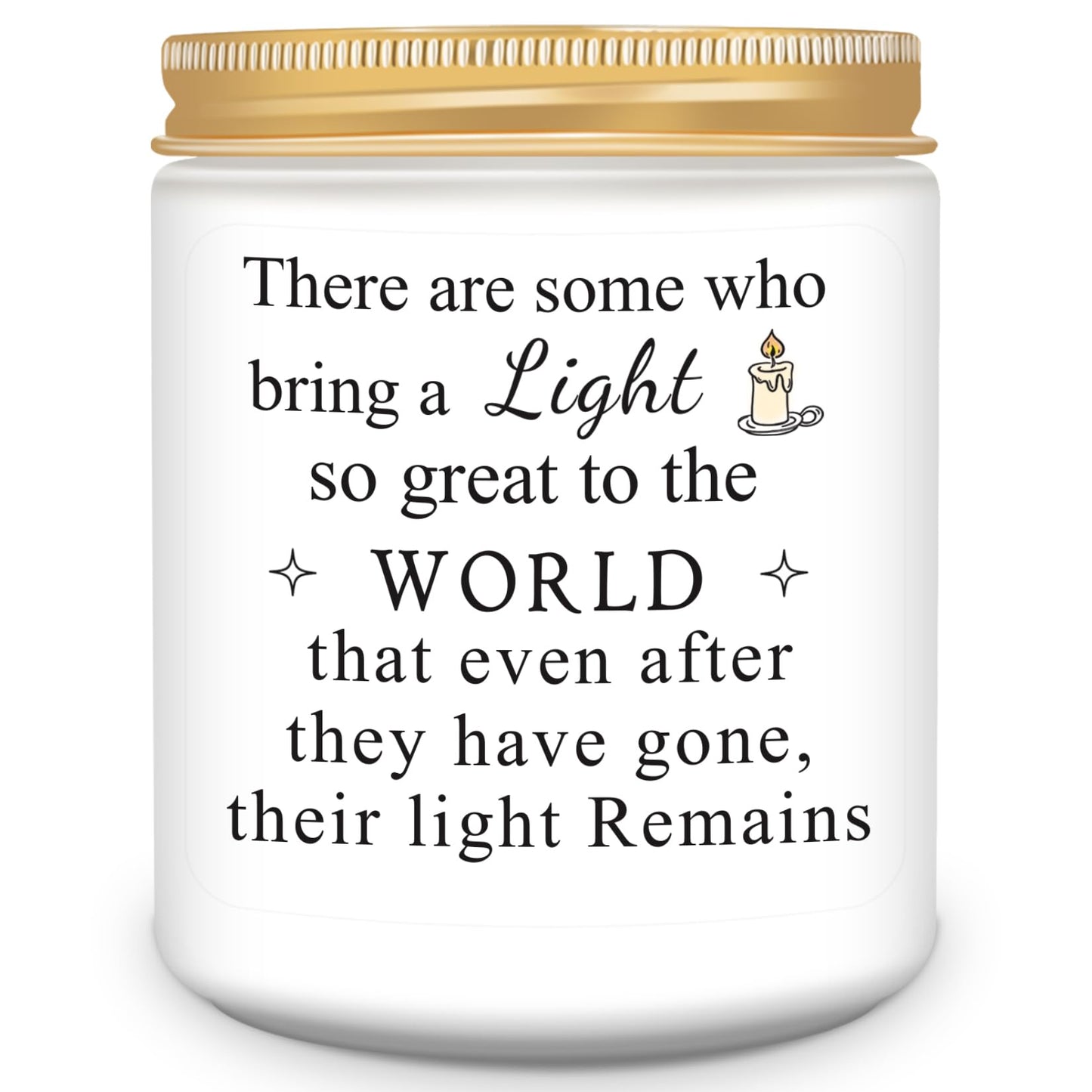 Homsolver Sympathy Gifts, Thoughtful, Remembrance and Condolence Gift, Sympathy Scented Candles