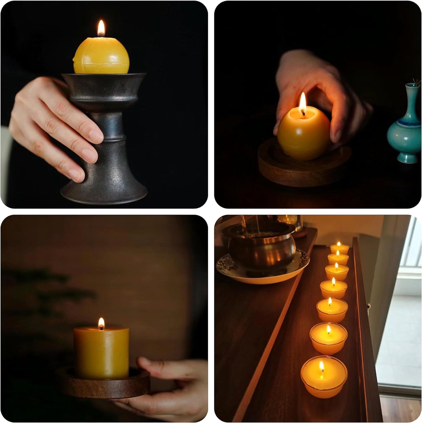 Candle Wicks 300 PCS 8 inch Hemp Candle Wicks 2.5mm Organic Beeswax Candle Wicks for Candle Making Edible Candle Wick for Butter Candle Hemp Candle Wick
