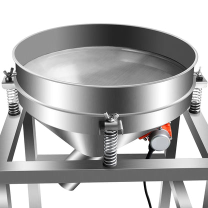 Automatic Powder Sifter Machine 40&100Mesh Sieve Screen Automatic Sieve Shaker Vibrating Machine 110V Stainless Steel Sieve Shaker Machine, Sieve Shaker Machine for Flour Powders