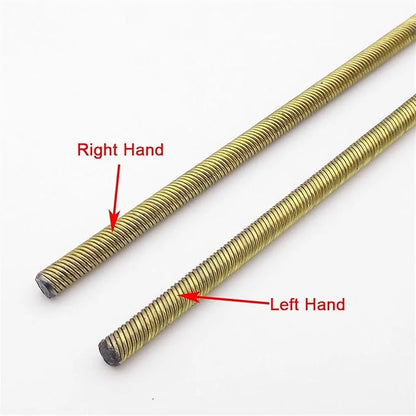 RC Boat 4mm 350mm Flexible Shaft CW CCW Drive Cable Shaft Strut Mount 36mm Propeller for RC Boat Speed Mono V Oval Catamaran(Left Hand)