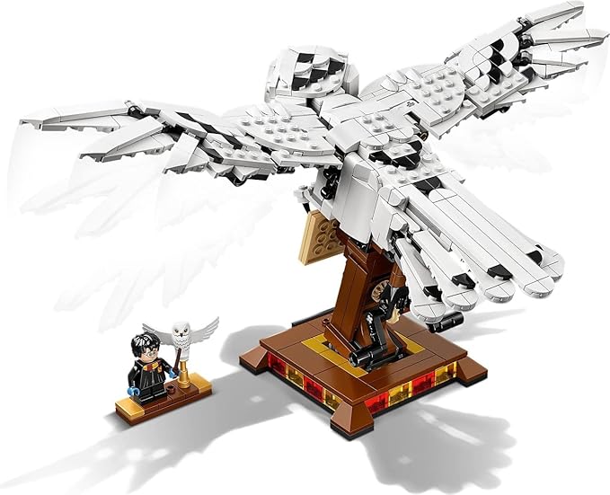 Lego 75979 Harry Potter Hedwig Moving Wings Owl Building Toy Collectible Display Model