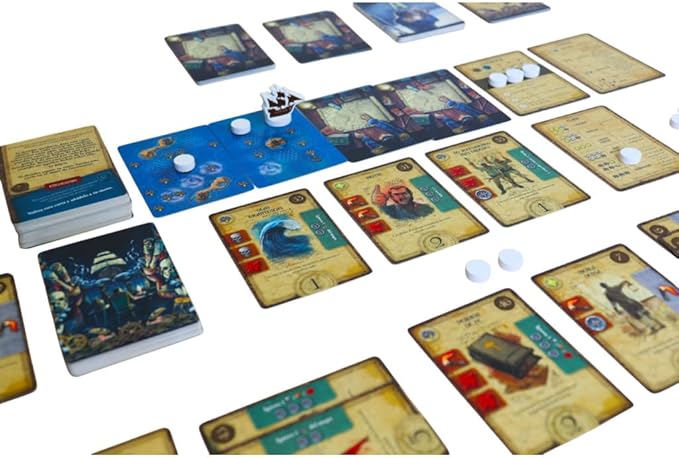 Adamastor Board Game - Hand &amp Tableau Management Strategy Game Set in The Age of Discovery Story-Driven Family Fun for Kids &amp Adults Ages 14+ 1+ Players 30 Minute Playtime