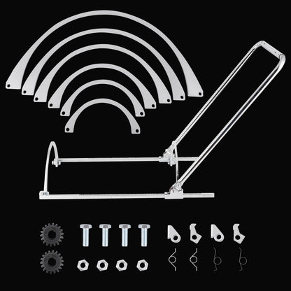 JIAWANSHUN 200-600mm HDPE Corrugated Pipe Tensioner, Manual Docking Pipeline Installation Tool, Fitting Tensioner Tool, Heavy Duty Universal Pipe Clamp