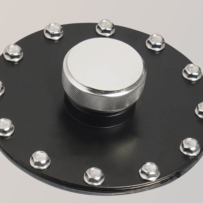 GSTP 17 Gallon Fuel Cell with Cap Level Sender Street Drift Aluminum Silver