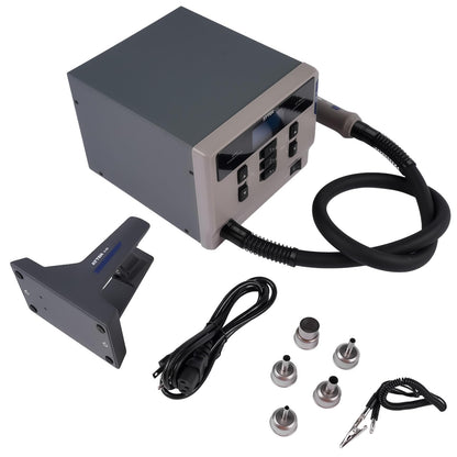 Getanye ST-862D Hot Air Gun Soldering Station, 1000W Digital Display Rework Station, Automatic Sleep, Adjustable Temperature, ST862D