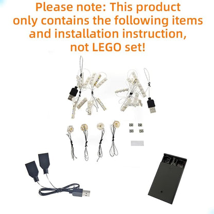 LED Light Kit Compatible with Lego 10256 Taj Mahal (Ver.2017) - Lighting Set for Creator Building Model (Model Set Not Included)