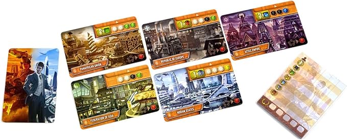 It's A Wonderful World Board Game - Build Your Empire in This Strategic Card Game for Kids and Adults Ages 14+ 1-5 Players 30-60 Minute Playtime Made by Lucky Duck Games