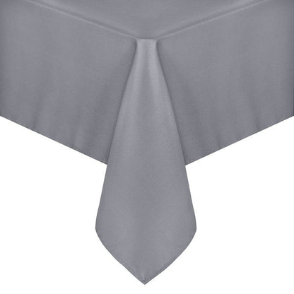 sancua Rectangle Tablecloth - 54 x 108 Inch - Stain and Wrinkle Resistant Washable Polyester Table Cloth, Decorative Fabric Table Cover for Dining Tables, Buffet Parties and Camping, Light Grey