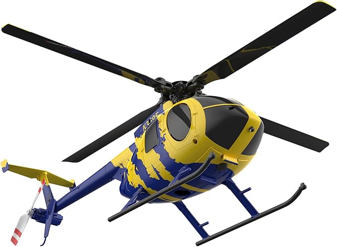 RC ERA C184 MD500 RC Helicopter for Beginners Gyro &amp Optical Sensor Stabilized Easy to Fly 2.4GHz 4CH Flybarless RTF Remote Control Helicopter