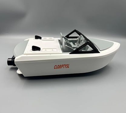 CLORPTYSL Jet Propulsion RC Boat Mini Yacht-Style Remote Control Boat with Enclosed Drive System Waterproof Electric Boat for Pool &amp Lake