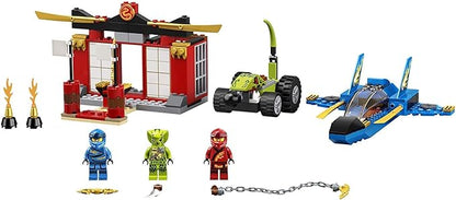 LEGO NINJAGO Legacy Storm Fighter Battle 71703 Ninja Playset Building Toy for Kids Featuring Ninja Action Figures (165 Pieces)