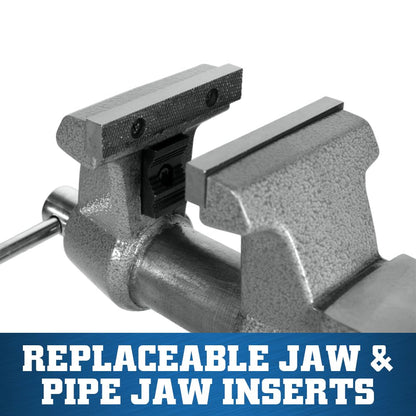 Wilton Mechanics Pro Bench Vise, 4-1/2" Jaw Width, 4" Jaw Opening, 3-1/2" Throat (Model 845M)