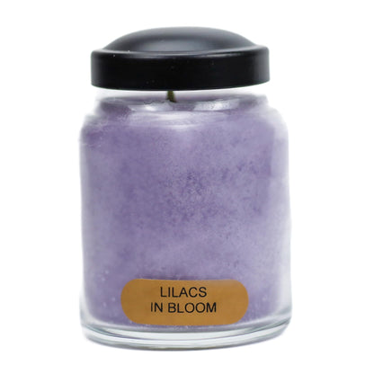 A Cheerful Giver - Lilacs In Bloom Baby Scented Glass Jar Candle (6oz) with Lid & True to Life Fragrance Made in USA