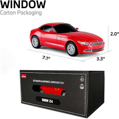 RASTAR 39700 1/24 BMW Z4 RC Car - Ideal Gifts for Play &amp Display - Officially Licensed Toy Car Model with Remote Controller for Kids Teens &amp Adults - Red
