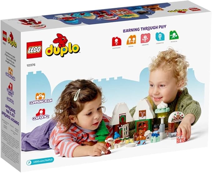 Lego® DUPLO® Santa's Gingerbread House 10976 Building Toy Christmas Playset for Preschoolers and Kids Aged 2+
