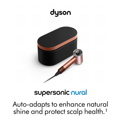 Dyson Supersonic Nural™ Hair Dryer, No Heat Damage, 5 Intelligent attachments with Diffuser & Styling Concentrator, Scalp Health, All Hair Types