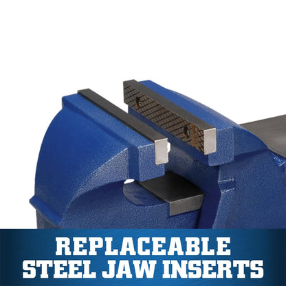 Wilton General Purpose Bench Vise, 6" Jaw Width, 5" Max Jaw Opening, 3" Throat (11106)